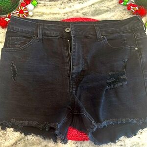 Wax Jean Shorts